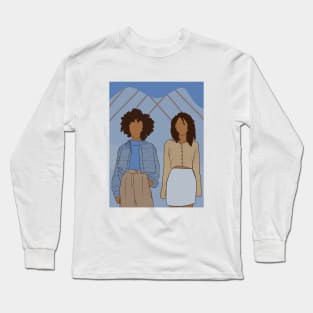 Twin Fro Power // Coins and Connections Long Sleeve T-Shirt